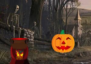 play Flying Pumpkin Land Escape
