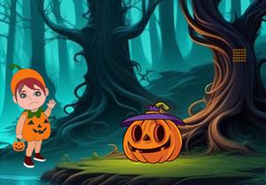 play Boy Finds Pumpkin Chariot Escape