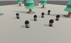 play Autonomously Moving Agents