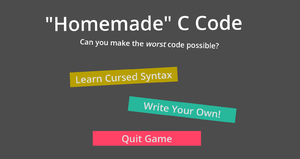 play Homemade C Code