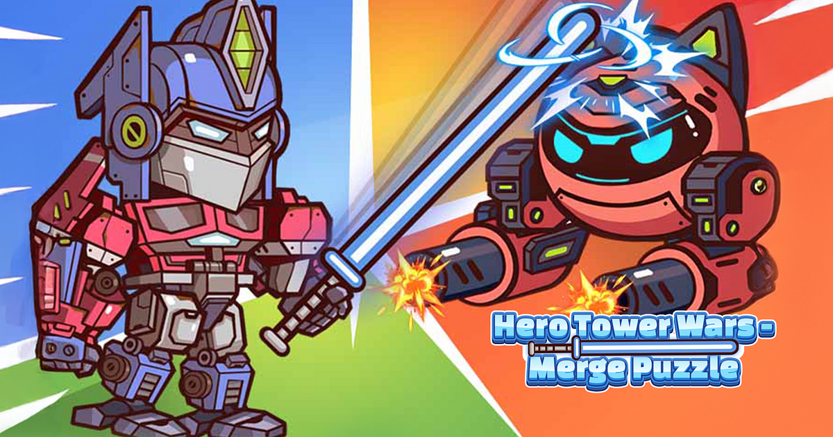 play Hero Tower Wars Merge Puzzle