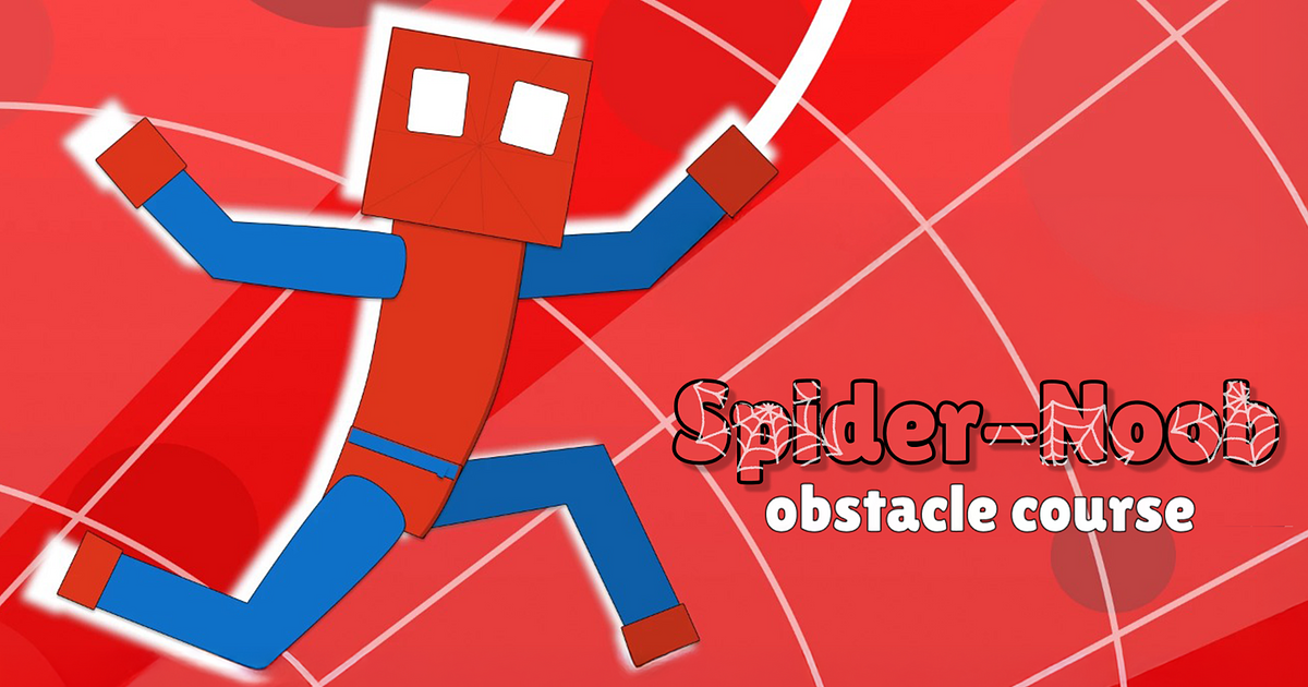 play Spider Noob Obstacle Course
