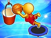 play Trampoline Basketball 3D