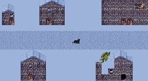 play Cat In Snowy Town