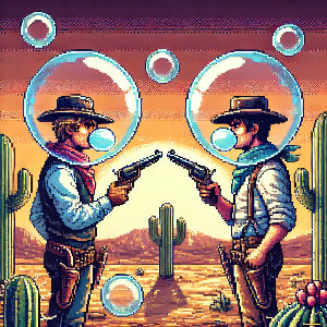 play Bubble Western Duel