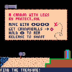 play A Cannon With Legs