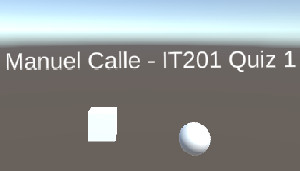 play Manuel Calle - It 201 Section 018 - Quiz 1