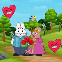 play Bunnies Attend Valentines Party