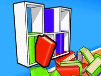 play On The Shelves - Game Sort The Books By Color