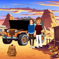 play Desert Trapped Couple Escape