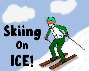 play Skiing On Ice!