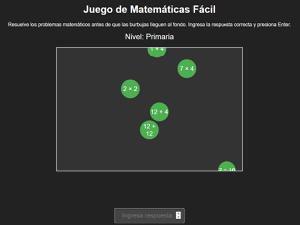 play Matematicas Bubbles