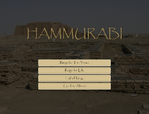 play Hammurabi