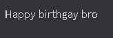 play My Friends'S Birthday Timer