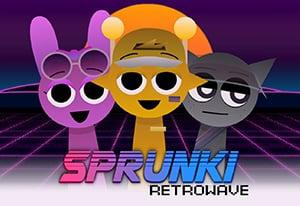 play Sprunki Retrowave