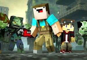 play Noob Brawler Battles In Mine Pvp Versus Zombies