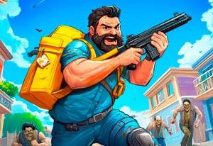 play Zombie Open World Dead Town Delivery