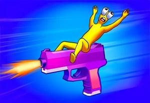 play Ragdoll Gun Shooter Cannon Spinner Playground