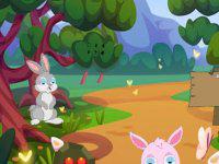 play Bunnies Seeking Water Fountain