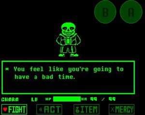 Sans Fight But The Damage Is Random