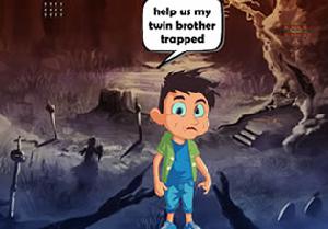 play Twin Escaped Spooky Land