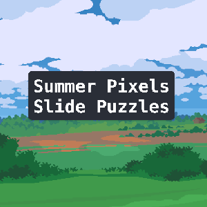play Summer Pixels Slide Puzzles