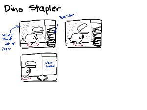 play Rapid Idea: Dino Stapler Prototype