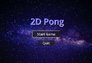 play Pong 2D