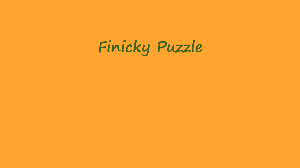 play Finicky Puzzle