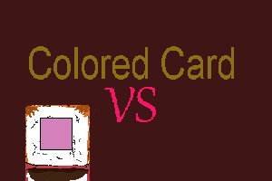 play Colored Card Vs