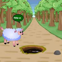 Help Fallen Down Sheep Baby game