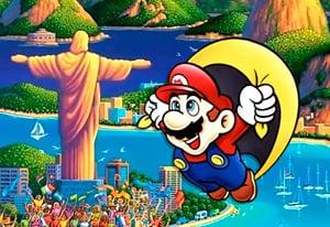 Mario Goes To Brazil game