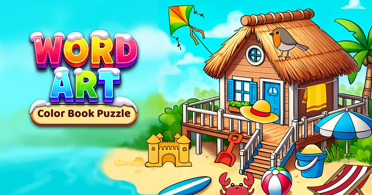 play Word Art Color Book Puzzle