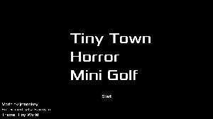 play Tiny Town Horror Mini Golf