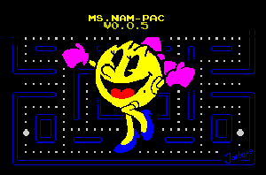 Ms Nampac (Zx Spectrum) game