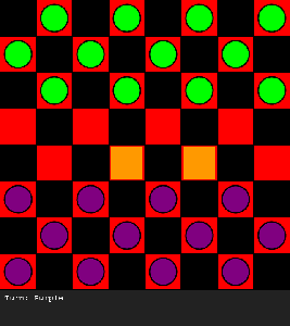 Checkers game