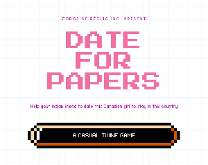play Date For Papers