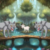 Wolves Surrounding The Goat game