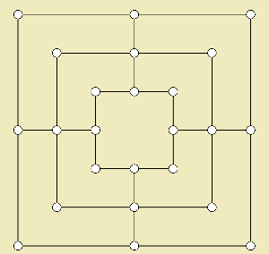 Nine Men'S Morris game