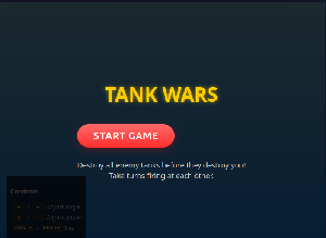 play Tank Wars Online
