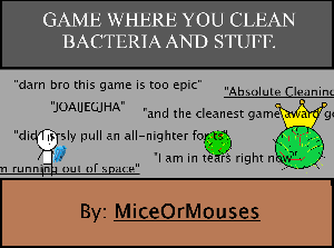 Game Where You Clean Bacteria And Stuff game
