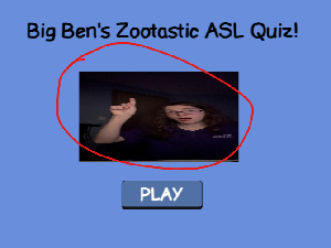 Big Ben'S Zootastic Asl Quiz! game