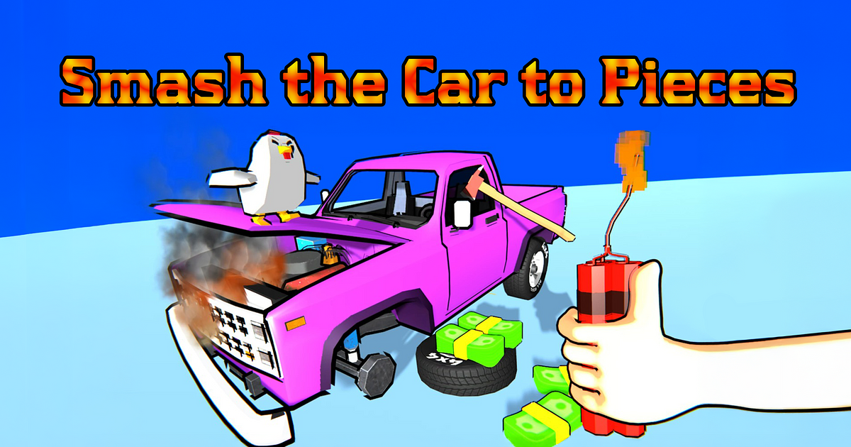 Smash The Car To Pieces game