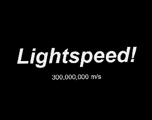 play Lightspeed!