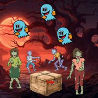 Zombies Surrounded Girl Escape game