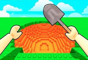 Obby Dig To The Center Of The Earth game