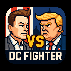 Dc Fighter: Elon Vs Trump game