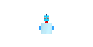 Visualisasi 3D Robot Ai Floki game