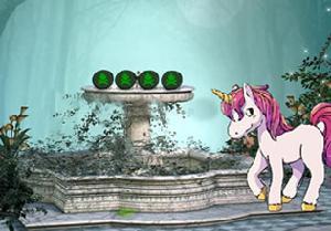 Peculiar Unicorn Jungle Escape game