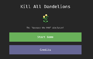play Kill All Dandelions